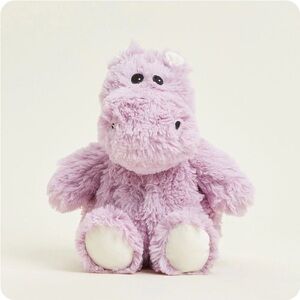 Warmies Purple Hippo plushie